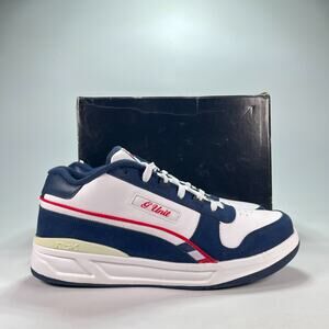 Vintage Reebok G-Unit G6 II Mid White Red Royal Blue Sneakers Men's Size 10.5